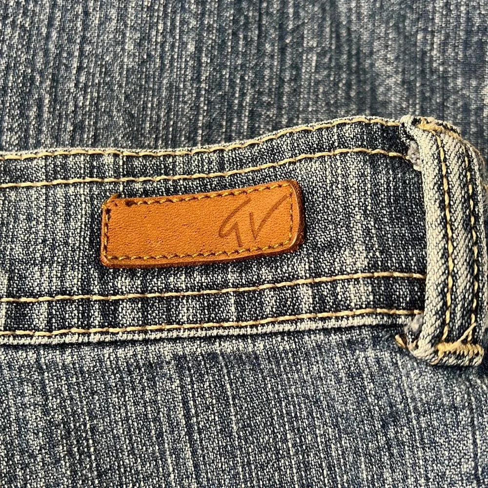 Gloria Vanderbilt Blue Denim Straight Leg Jeans. Size 6. EUC. Standard 5 pockets - Picture 6 of 6